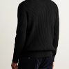 Fender Ribbed Virgin Wool Half-Zip Sweater - BK Fender Ribbed Virgin Wool Half-Zip Sweater - BK