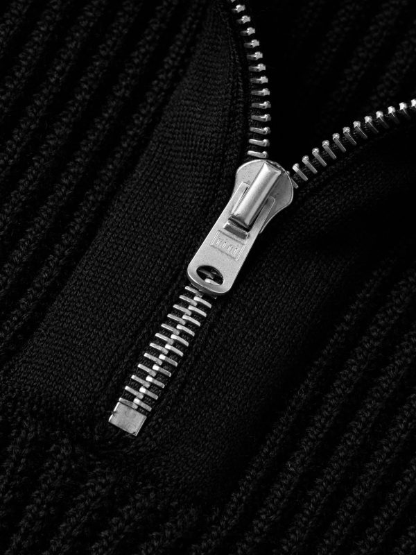 Fender Ribbed Virgin Wool Half-Zip Sweater - CU Fender Ribbed Virgin Wool Half-Zip Sweater - CU