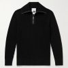 Fender Ribbed Virgin Wool Half-Zip Sweater Fender Ribbed Virgin Wool Half-Zip Sweater