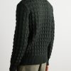 Stark Slim-Fit Cable-Knit Merino Wool Sweater - BK