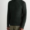 Stark Slim-Fit Cable-Knit Merino Wool Sweater - FR