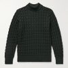 Stark Slim-Fit Cable-Knit Merino Wool Sweater