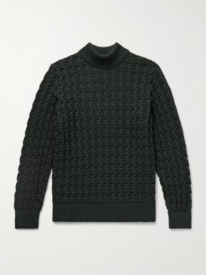 Stark Slim-Fit Cable-Knit Merino Wool Sweater