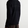Fisherman Wool Rollneck Sweater - BK Fisherman Wool Rollneck Sweater - BK
