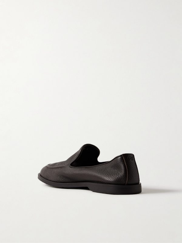 Cornwall Full-Grain Deerskin Loafers - BK Cornwall Full-Grain Deerskin Loafers - BK
