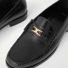 Triomphe Logo-Embellished Leather Loafers - CU Triomphe Logo-Embellished Leather Loafers - CU