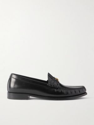 Triomphe Logo-Embellished Leather Loafers Triomphe Logo-Embellished Leather Loafers