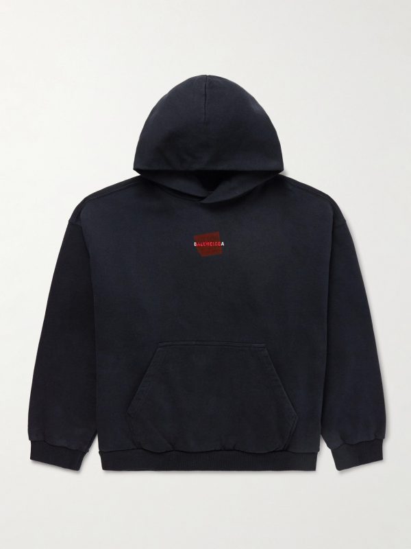 Logo-Embroidered Cotton-Jersey Hoodie Logo-Embroidered Cotton-Jersey Hoodie