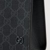 Leather-Trimmed Monogrammed Coated-Canvas Pouch - CU Leather-Trimmed Monogrammed Coated-Canvas Pouch - CU