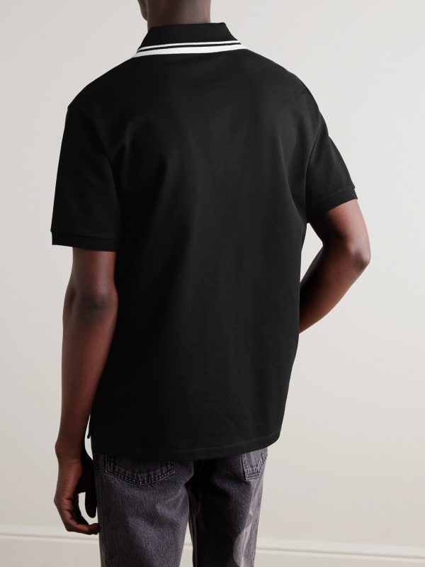 Lido Logo-Embroidered Stretch-Cotton Piqué Polo Shirt - BK Lido Logo-Embroidered Stretch-Cotton Piqué Polo Shirt - BK