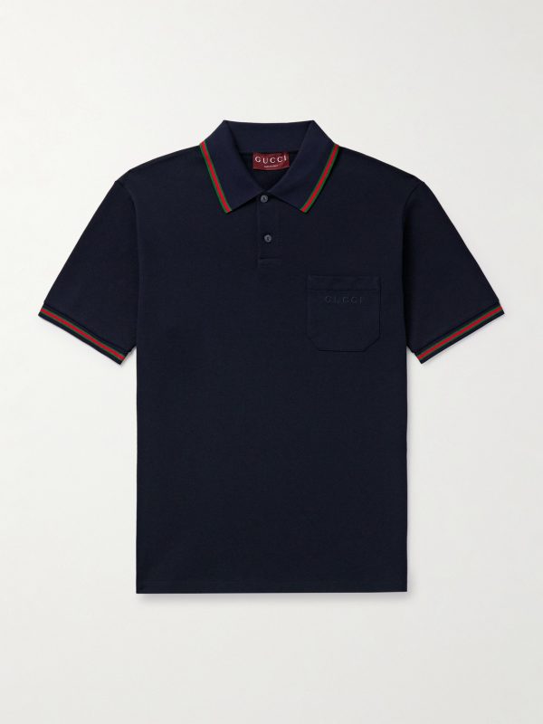 Logo-Embroidered Cotton-Piqué Polo Shirt