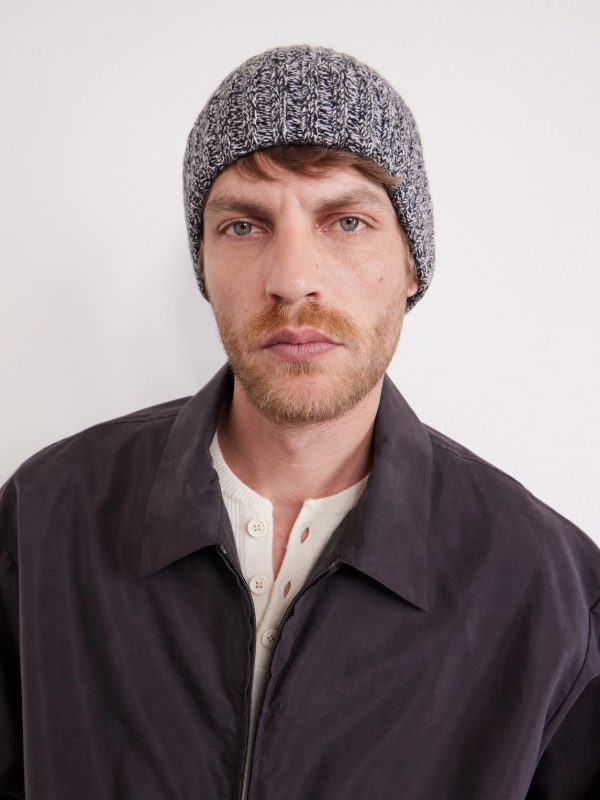 Ribbed Wool and Cashmere-Blend Beanie - FR