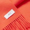 Logo-Appliquéd Fringed Cashmere Scarf - CU Logo-Appliquéd Fringed Cashmere Scarf - CU