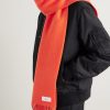 Logo-Appliquéd Fringed Cashmere Scarf - OU Logo-Appliquéd Fringed Cashmere Scarf - OU