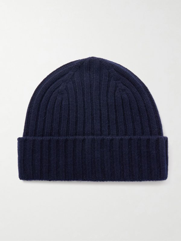 Cairn Ribbed Cashmere Beanie Cairn Ribbed Cashmere Beanie
