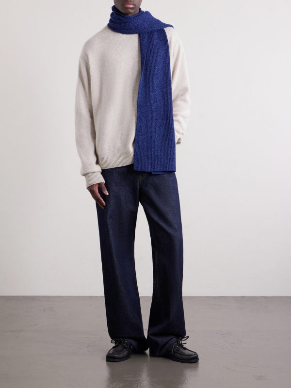 Wool and Cashmere-Blend Scarf - FR