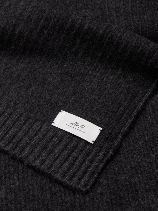 Ribbed Cashmere Scarf - CU