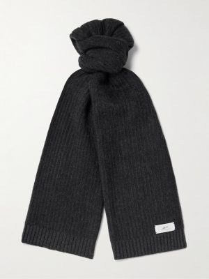 Ribbed Cashmere Scarf Ribbed Cashmere Scarf