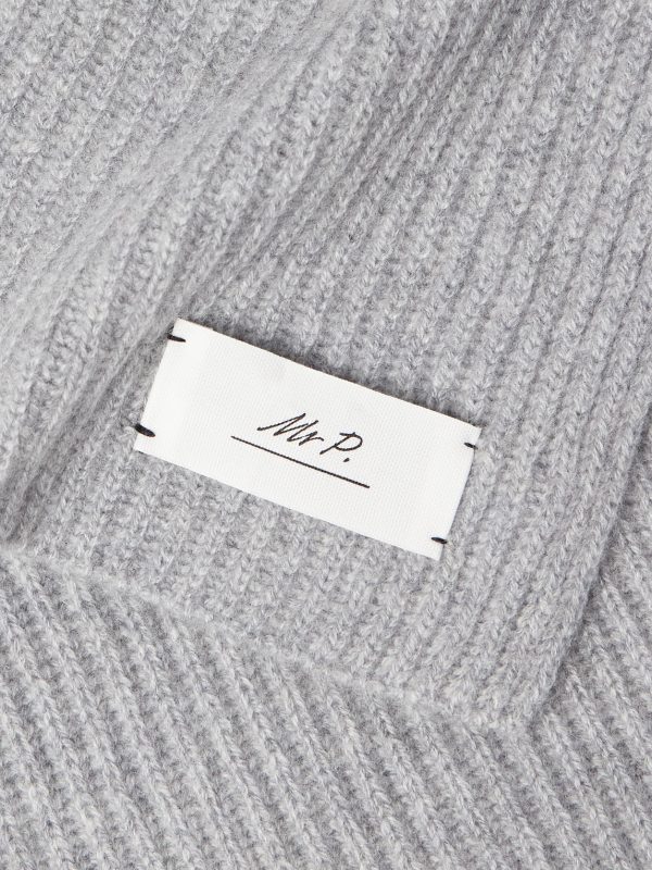 Ribbed Cashmere Scarf - CU Ribbed Cashmere Scarf - CU