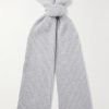 Ribbed Cashmere Scarf Ribbed Cashmere Scarf