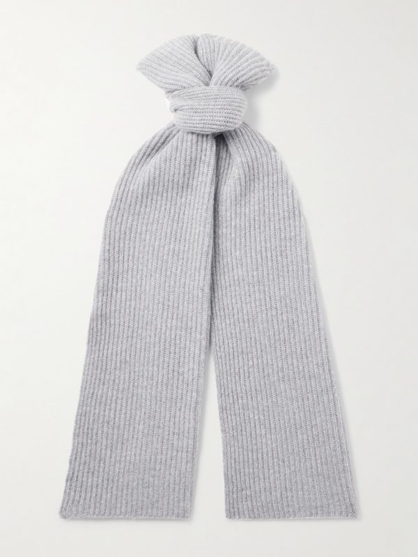 Ribbed Cashmere Scarf Ribbed Cashmere Scarf