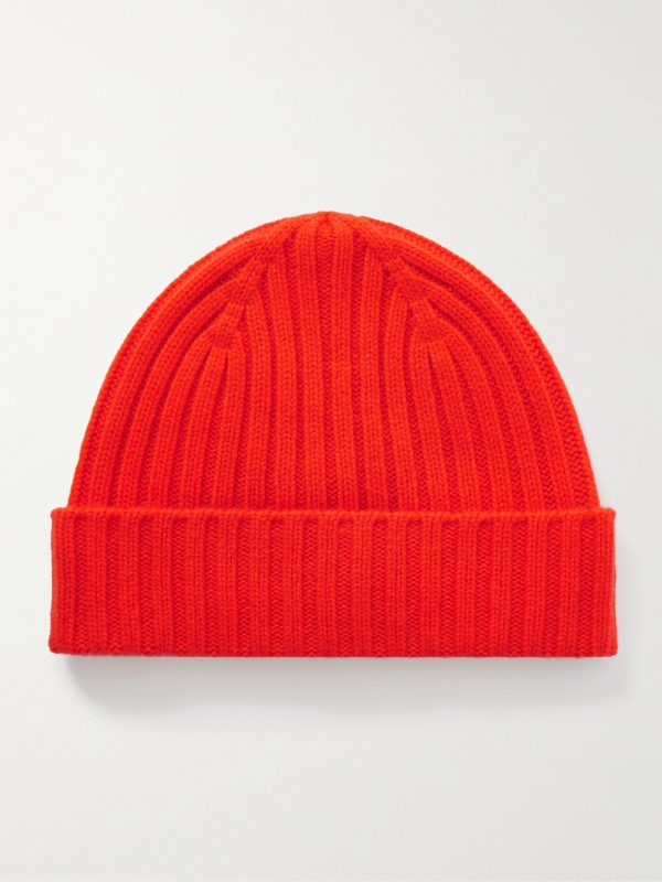 Cairn Ribbed Cashmere Beanie Cairn Ribbed Cashmere Beanie