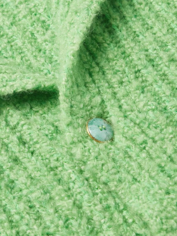 Cloud Ribbed Cashmere Cardigan - CU