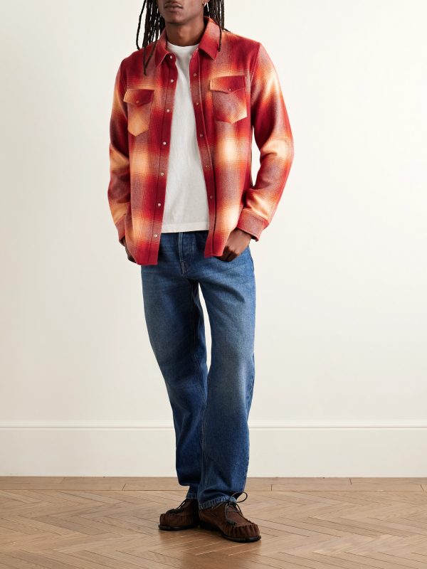 Checked Cashmere Shirt - OU