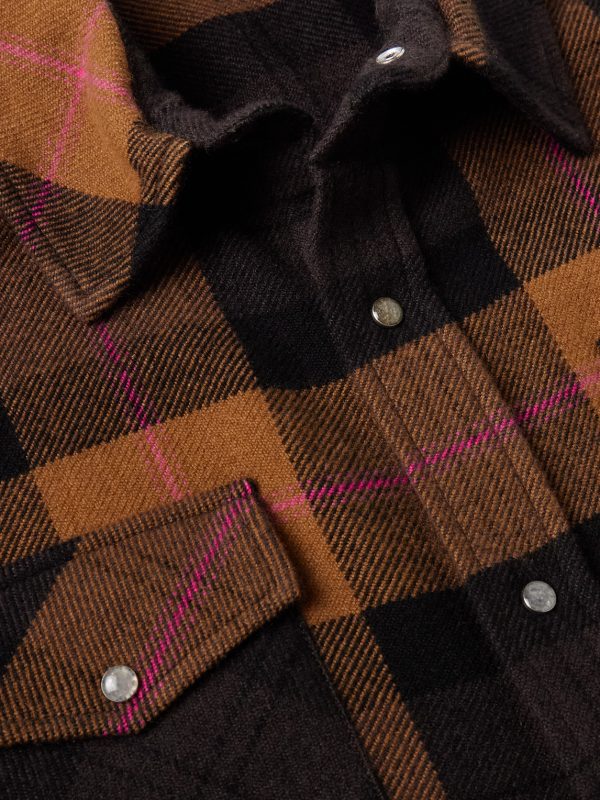 Checked Cashmere Shirt - CU