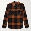 Checked Cashmere Shirt