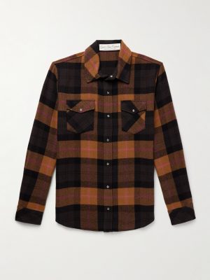 Checked Cashmere Shirt