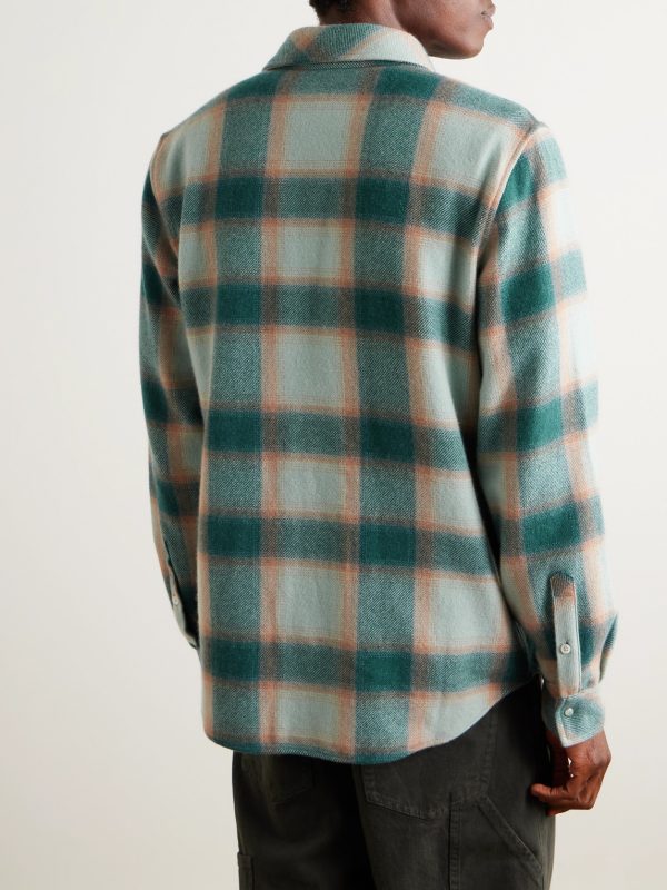 Checked Cashmere Shirt - BK