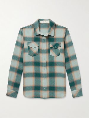 Checked Cashmere Shirt
