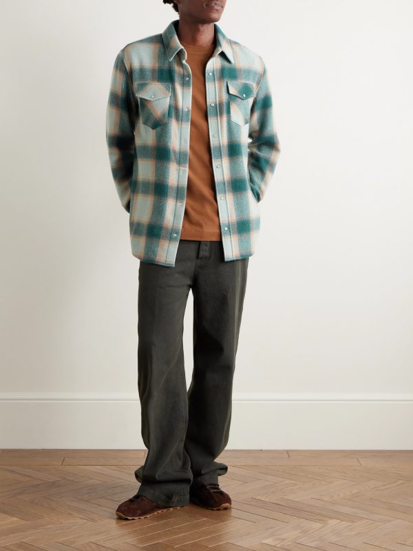Checked Cashmere Shirt - OU