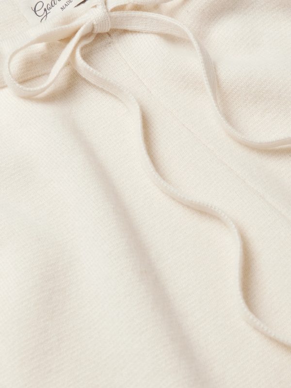 Straight-Leg Cashmere Drawstring Trousers - E1 Straight-Leg Cashmere Drawstring Trousers - E1