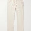 Straight-Leg Cashmere Drawstring Trousers Straight-Leg Cashmere Drawstring Trousers