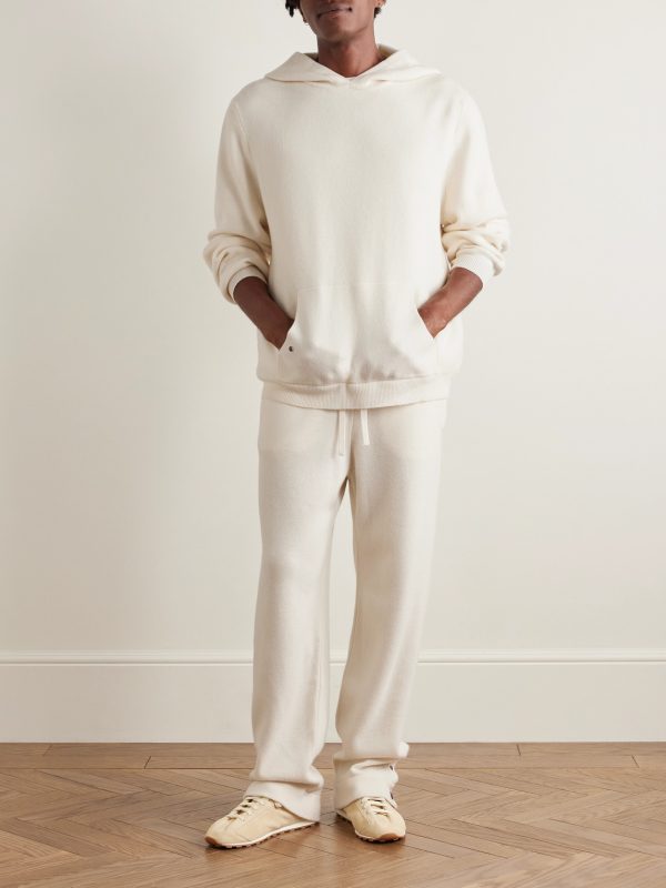 Straight-Leg Cashmere Drawstring Trousers - OU Straight-Leg Cashmere Drawstring Trousers - OU
