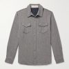 Striped Cashmere Shirt Striped Cashmere Shirt