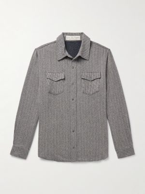 Striped Cashmere Shirt