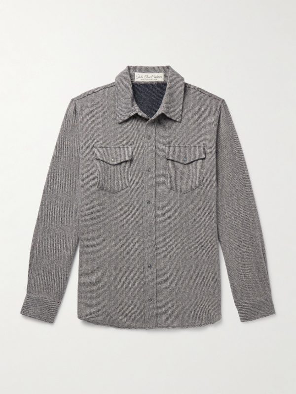 Striped Cashmere Shirt Striped Cashmere Shirt