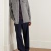 Striped Cashmere Shirt - OU Striped Cashmere Shirt - OU