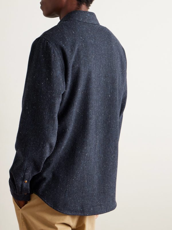 Cashmere and Wool-Blend Shirt - BK