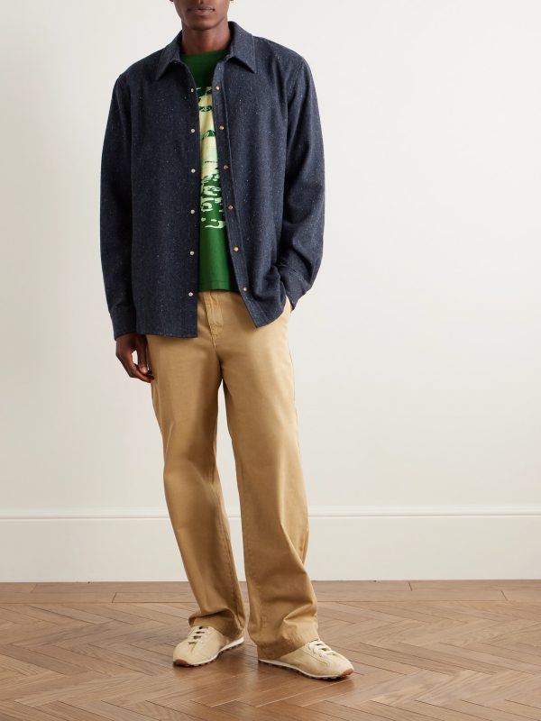 Cashmere and Wool-Blend Shirt - OU