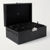 Cross-Grain Leather Eight-Piece Watch Box Cross-Grain Leather Eight-Piece Watch Box