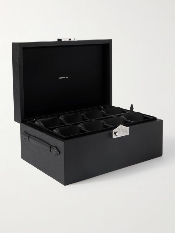 Cross-Grain Leather Eight-Piece Watch Box Cross-Grain Leather Eight-Piece Watch Box