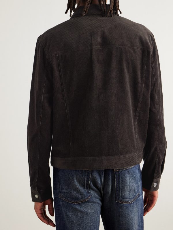 Cotton-Corduroy Trucker Jacket - BK Cotton-Corduroy Trucker Jacket - BK