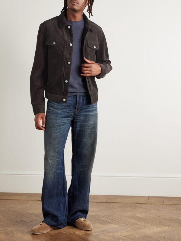 Cotton-Corduroy Trucker Jacket - OU Cotton-Corduroy Trucker Jacket - OU