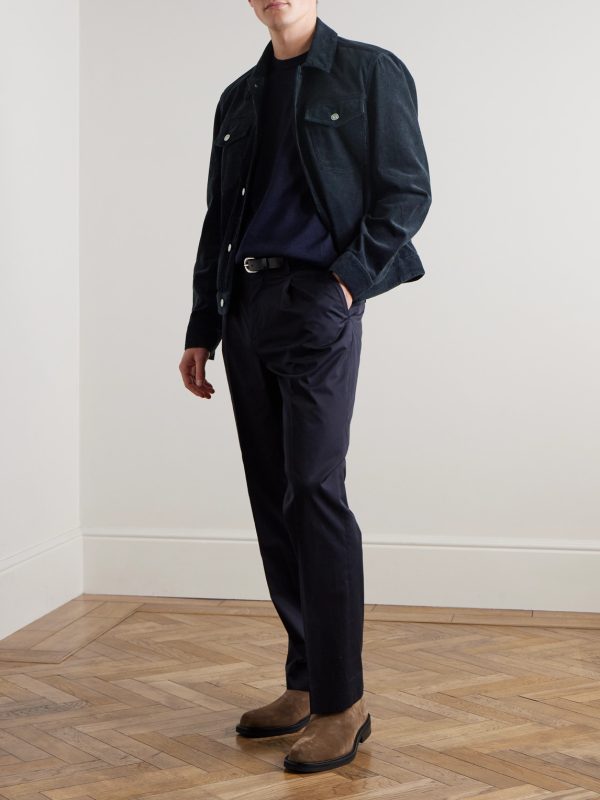 Cotton-Corduroy Trucker Jacket - OU Cotton-Corduroy Trucker Jacket - OU