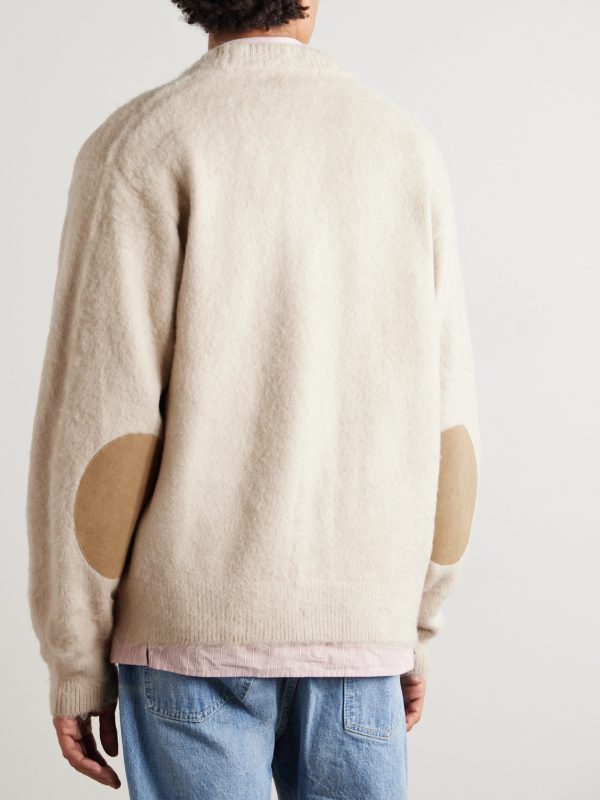 Brushed-Knit Cardigan - BK Brushed-Knit Cardigan - BK