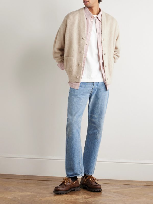 Brushed-Knit Cardigan - OU Brushed-Knit Cardigan - OU